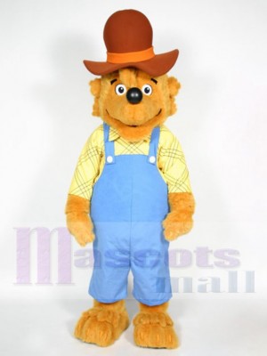 The Berenstain Bears Papa Bear Mascot Costume Cartoon