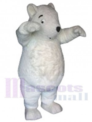 Lars Polar Bear Mascot Costume The Little Polar Bear Cartoon