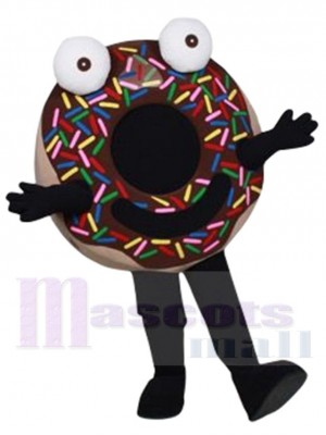 Arnie the Doughnut Mascot Costume Cartoon