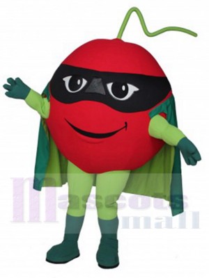 Righteous Super Cherry Mascot Costume Cartoon