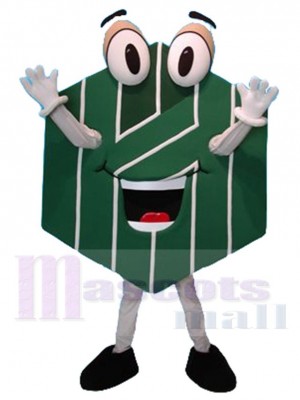 Bank Green Hunter Mascot Costume Cartoon