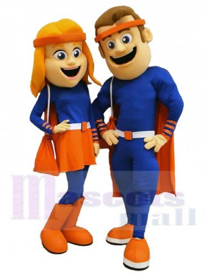 Sports Man and Woman Mascot Costume People