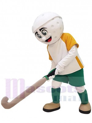 Cute Hockey Boy Mascot Costume People