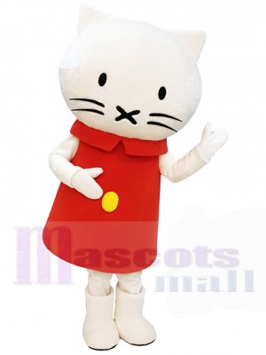 Cute Musti Cat Mascot Costume Cartoon