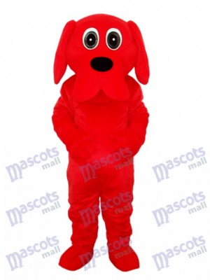 Black Nose Rooney Red Dog Mascot Adult Costume Animal  