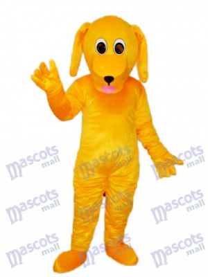 Yellow Dog Mascot Adult Costume Animal