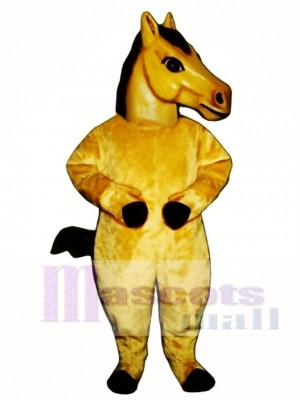 Cute Realistic Horse Mascot Costume