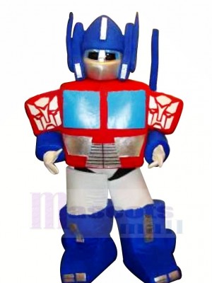 High Quality Blue Robot Mascot Costumes Cartoon