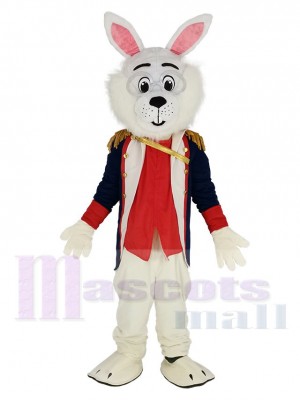 Colonel Wendell Rabbit with Lace Mascot Costume Animal