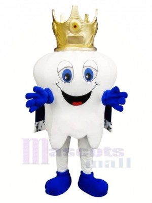 Happy Tooth Mascot Costume Cartoon