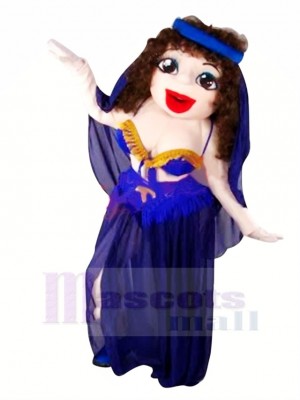 Dancing Beauty with Big Eyes Mascot Costume People