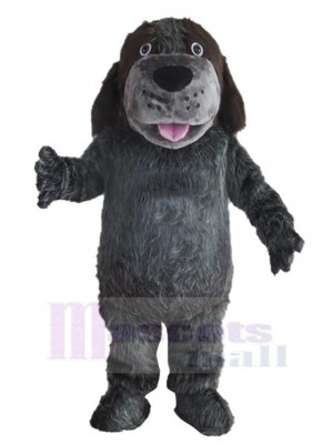 Lovely Dark Grey Husky Dog Mascot Costume Animal