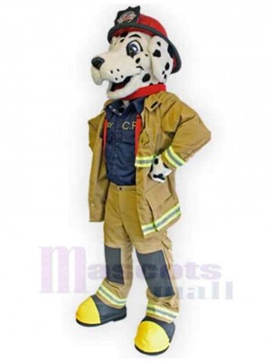 Cool Professional Fire Dog Mascot Costume Animal