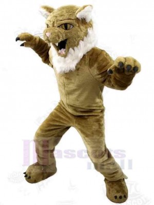 Strong Fierce Wildcat Mascot Costume Animal Adult