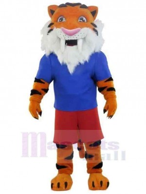 Sharp Teeth Tiger Mascot Costume Animal