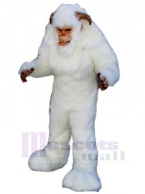 Yeti Long Wool Snowman Mascot Costume Cartoon