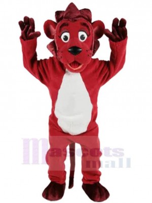 Lovely Red Lion Mascot Costume Animal