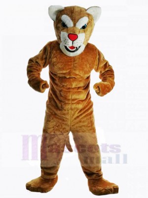 Red Nose Power Leopard Mascot Costume Animal