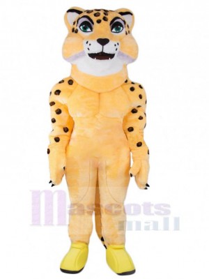 Top Quality Muscle Leopard Mascot Costume Animal