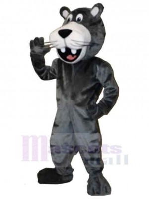 Happy Black Panther Mascot Costume Animal
