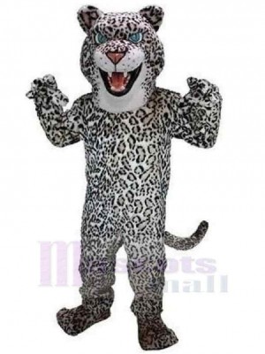 Blue Eyes Leopard Mascot Costume Animal