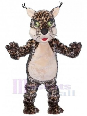 Long Eyelashes Leopard Mascot Costume Animal