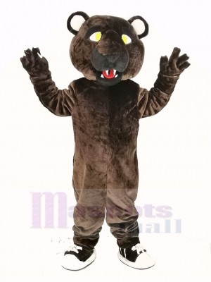 Dark Brown Panther Mascot Costume