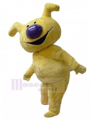 Yellow Shepherd Dog Mascot Costume Animal