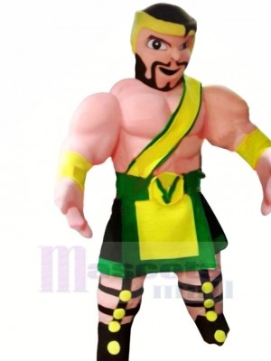 Medieval Gladiator Mascot Costume Cartoon