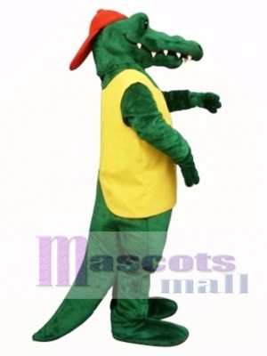 Tuff Gator with Shirt & Hat Mascot Costume Animal