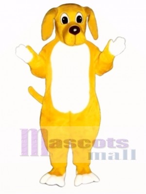 Cute Yellow Hound Dog Mascot Costume Animal