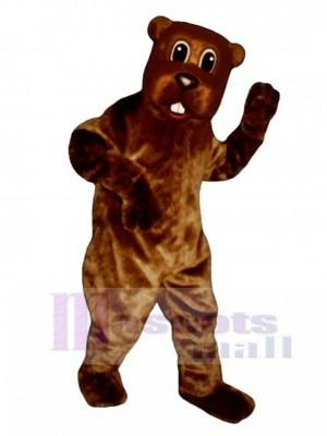 Woody Beaver Mascot Costume Animal 