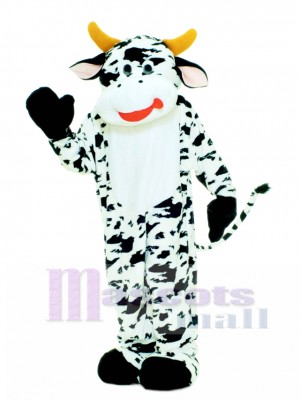 Cute Deluxe Moo Cow Mascot Costume Animal 