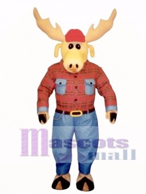 Cute Montana Moose Mascot Costume