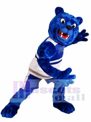 Royal Blue Bear Mascot Costume Furry Mascot Costumes Animal