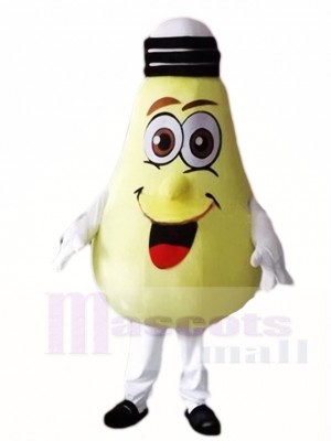 Big Yellow Lamp Light Bulb Mascot Costumes