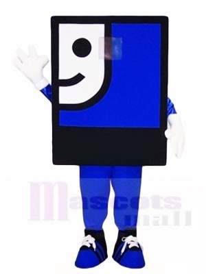 Blue Face Mascot Costumes 