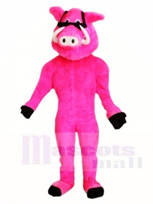 Pink Pig Mascot Costumes Animal 