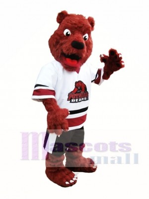 Rust Red Bear Mascot Costume Postdam Bears Mascot Costumes Animal