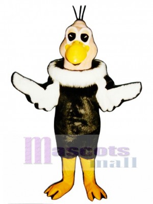 Cute Vinnie Vulture Mascot Costume Bird