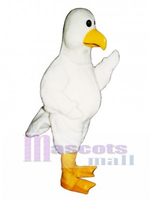 Cute Sammy Seagull Mascot Costume Bird