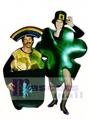 Shamrock Mascot Costume