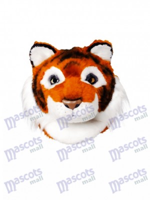 Friendly Tiger Mascot Head Only Animal 