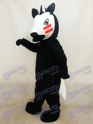 Black Trojan Horse Mascot Costume