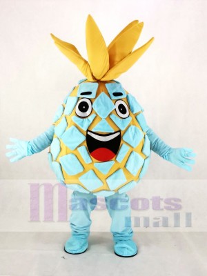 Aqua Pineapple Pete Fruit Mascot Costume Cartoon	