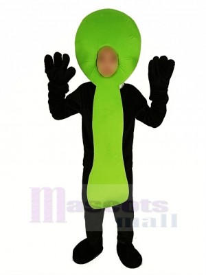 Green Spoon Mascot Costume