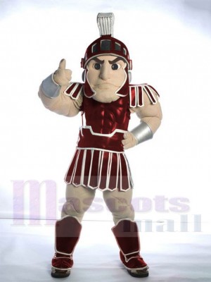 Spartan Trojan Knight Sparty mascot costume