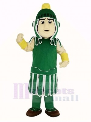 Strong Green Titan Spartan Mascot Costume People