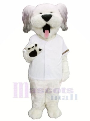 Hank Dog with White T-shirt Mascot Costumes