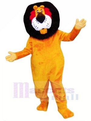 Funny Orange Lion Mascot Costumes Adult
